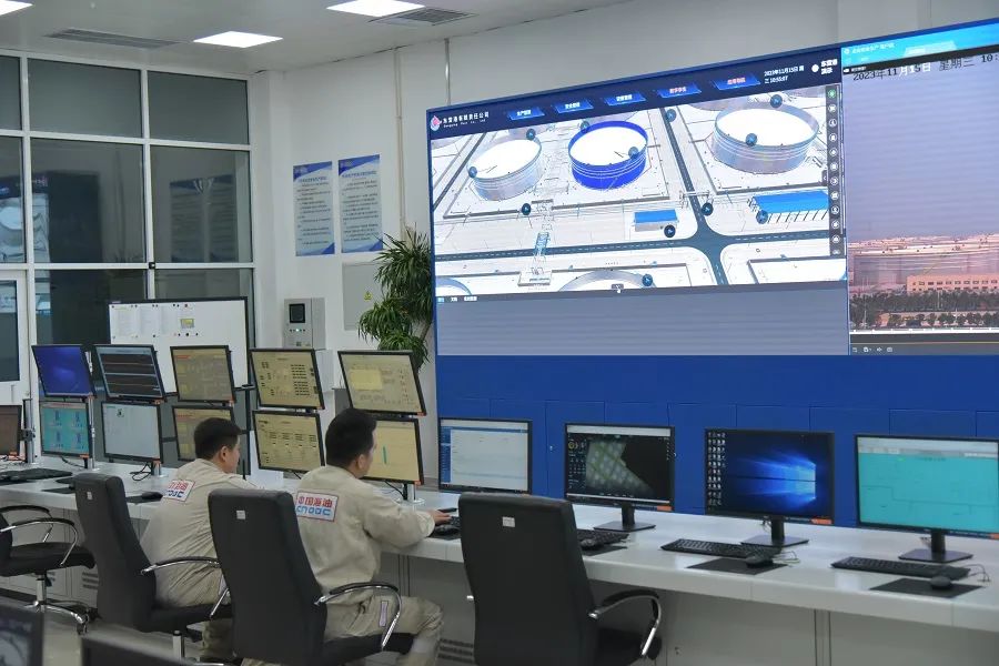 海油石化工程建设的我国首个大型“数字油库”项目上线