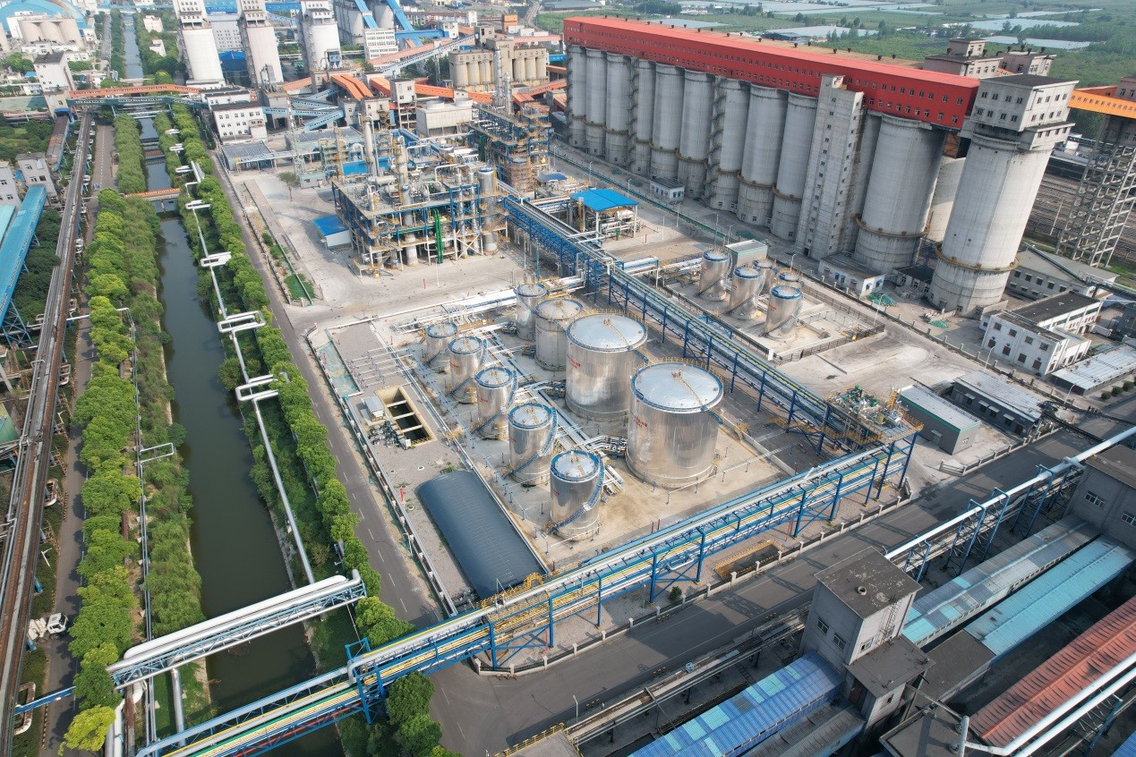 东华科技总承包的临涣焦化DMC项目一次投料试车成功产出合格产品