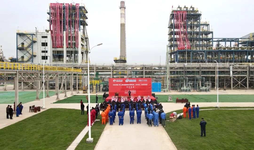 北油工程总承包万吨级EPOE中试项目中交