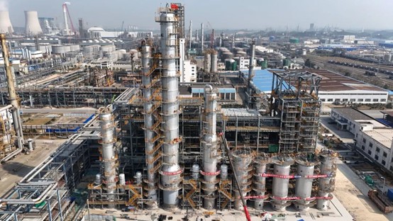 广西石化柴油吸附项目如期机械中交